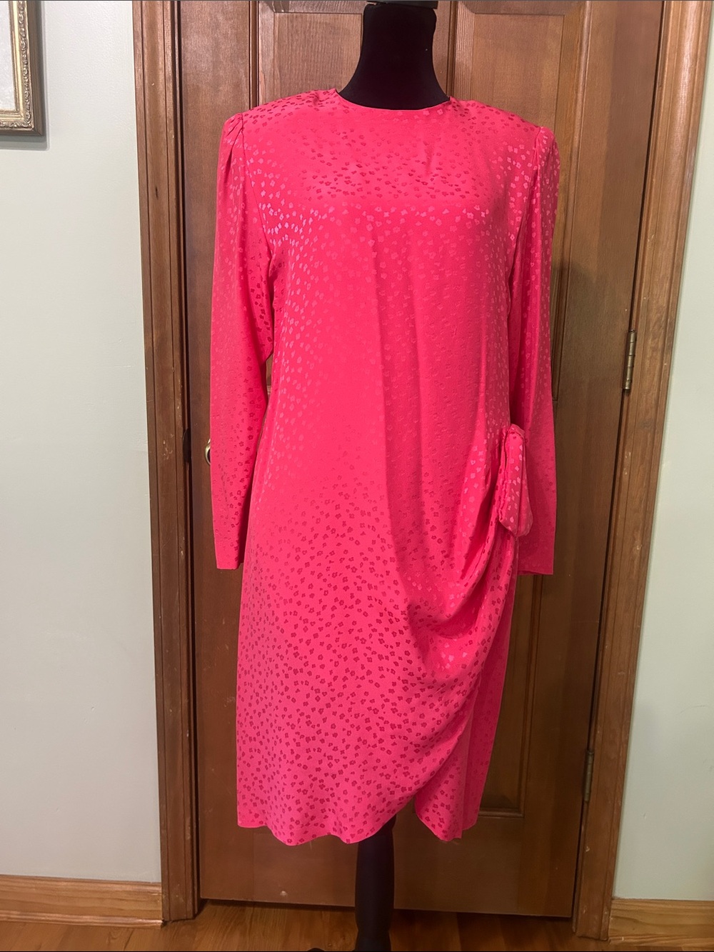 Vintage Stanley Sherman 100% Pure Silk Dress – Size 8
